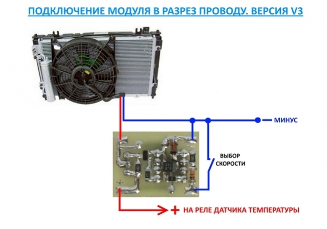 Плавный пуск и плавная остановка вентилятора охлаждения двигателя